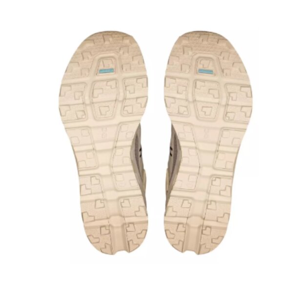 NWT On Women's Cloudvista 2 Trail Running Shoes, Cream/Desert Khaki - Picture 2 of 6